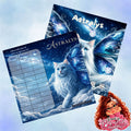 Defi budget Astralys avec chat bleu grattage des et stickers