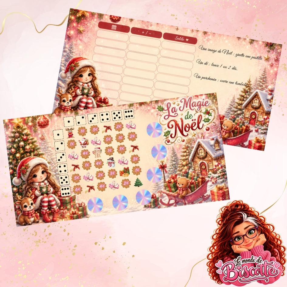 Defi budget Noel La Magie de Noel avec jeu et tracker d'epargne