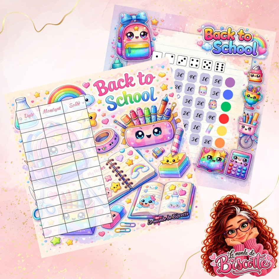 Defi budget petit budget Back to School avec tracker d'epargne