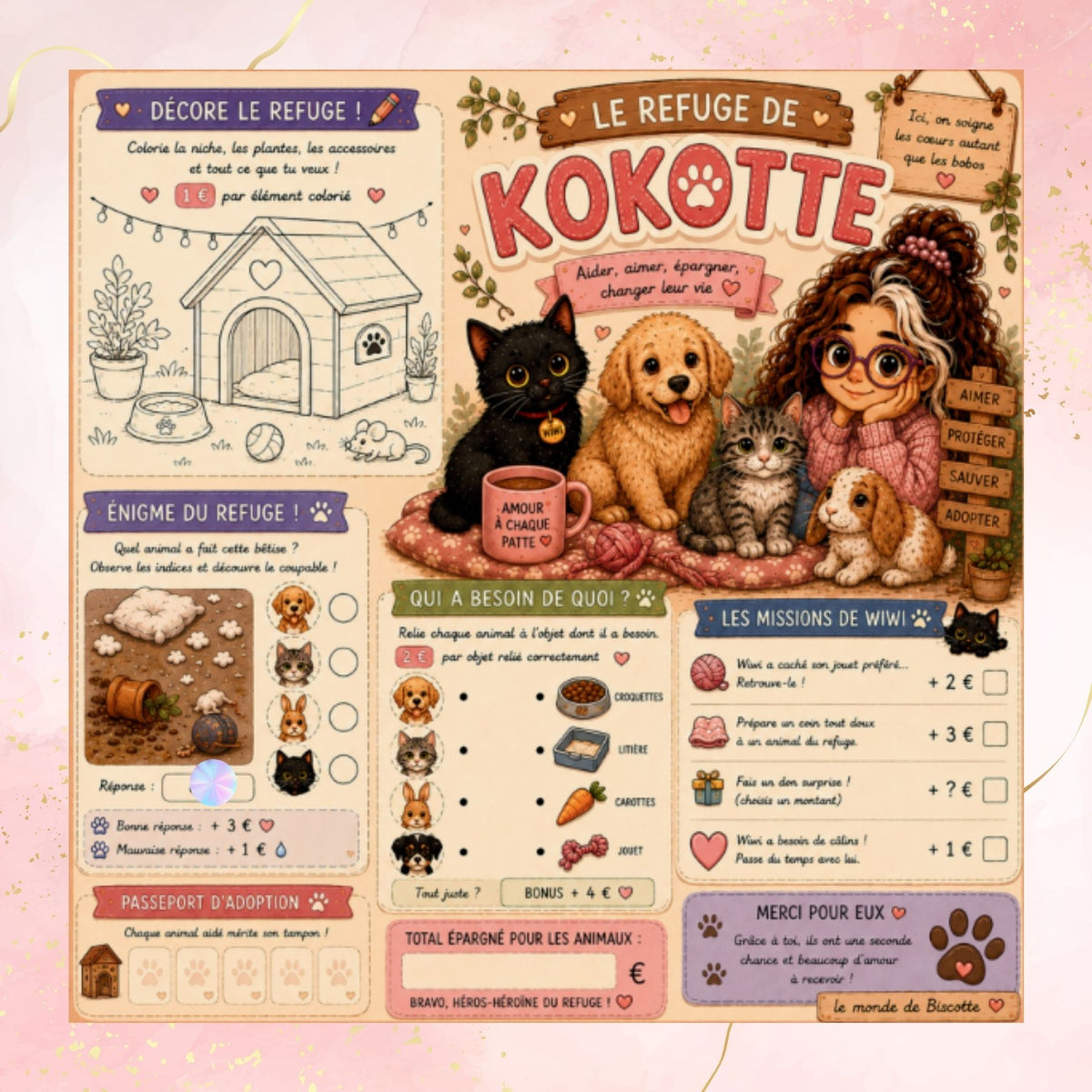 defi-budget-le-refuge-de-kokotte-mini-jeux-animaux